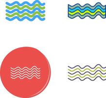 Magnetic Waves Icon Design vector
