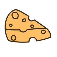 piece of cheese vector