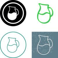 Milk Jug Icon Design vector