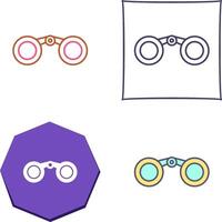 Binoculars Icon Design vector