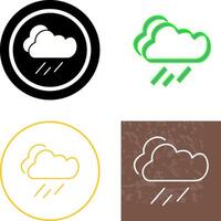 diseño de icono de lluvia vector