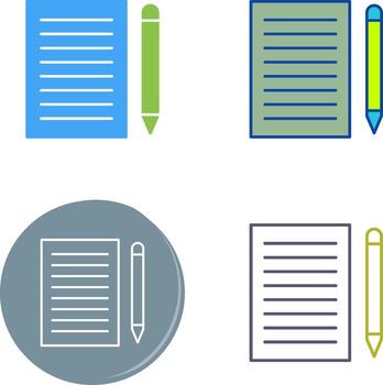 Write Feedback Icon Design vector