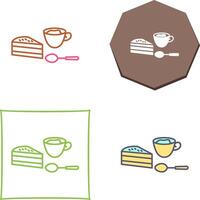 Coffee Served Icon Design vector