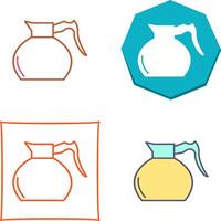 Coffee Pot Icon Design vector