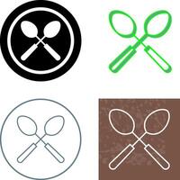 Spoons Icon Design vector