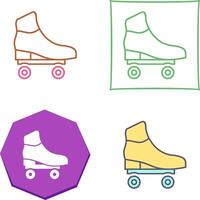 diseño de icono de patines vector