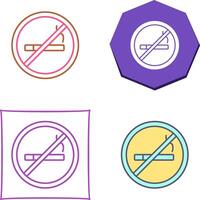 No Smoking Icon Design vector