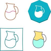 Milk Jug Icon Design vector