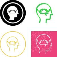 Thinking Icon Design vector