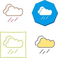 diseño de icono de lluvia vector
