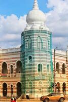 Kuala Lumpur, Malaysia on May 22 2023. Renovations or repairs carried out on the Malaysian State Textile Museum building. photo