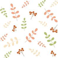 Seamless pattern for background with leaves. vector