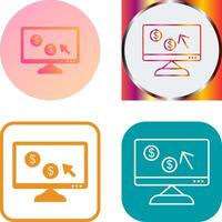 Unique Pay Per Click Icon Design vector