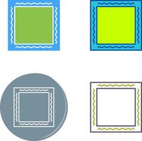 Unique Frame Icon Design vector