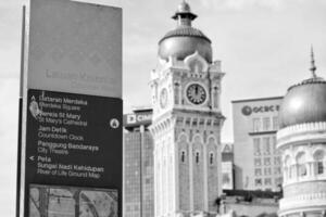 Kuala Lumpur, Malaysia on May 22, 2023. Very beautiful historical architecture of the Sultan Abdul Samad Building. photo