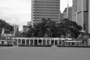 Kuala Lumpur, Malaysia on May 21, 2023. Medan Merdeka or Merdeka Square is located in Kuala Lumpur, Malaysia. photo