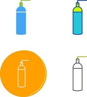 Unique Oxygen Tanks Icon Design vector