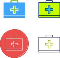 Unique First Aid Icon Design vector