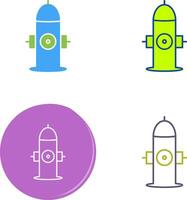 Unique Hydrant Icon Design vector