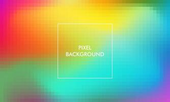 pixel gradient texture abstract background with colorful color vector