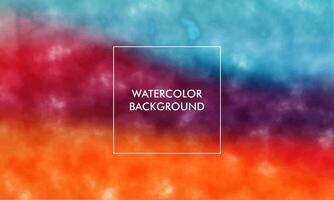 Watercolor Gradient mesh abstract blur texture background with colorful color vector