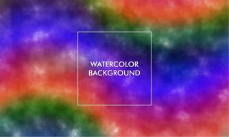 Watercolor Gradient mesh abstract blur texture background with colorful color vector