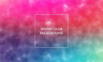 Watercolor Gradient mesh abstract blur texture background with colorful color vector