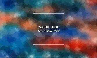 Watercolor Gradient mesh abstract blur texture background with colorful color vector