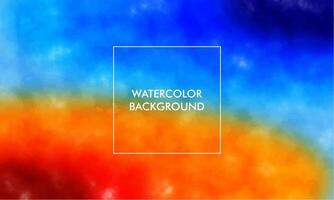 Watercolor Gradient mesh abstract blur texture background with colorful color vector