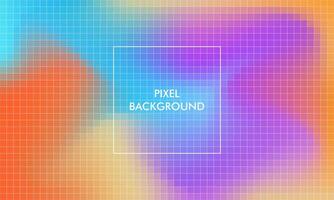 pixel gradient texture abstract background with colorful color vector