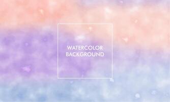 Watercolor Gradient mesh abstract blur texture background with colorful color vector