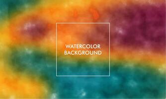 Watercolor Gradient mesh abstract blur texture background with colorful color vector