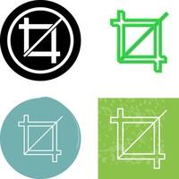 Unique Crop Icon Design vector