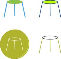 Unique Stool Icon Design vector