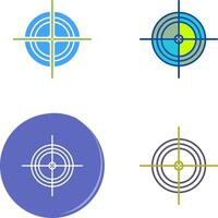 Unique Target Icon Design vector