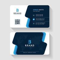 Creative professional corporate business card design template. Visiting card for corporate print. Modern and simple business card design. vector