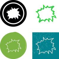 Unique Explosion Icon Design vector