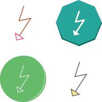 Unique Flash Icon Design vector