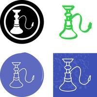 Unique Hookah Icon Design vector