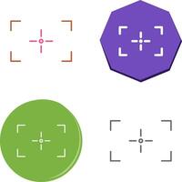 Unique Focus Icon Design vector