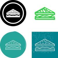 Unique Sandwich Icon Design vector