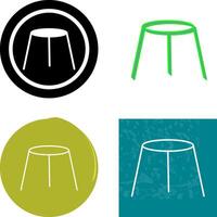 Unique Stool Icon Design vector