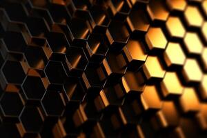 Abstract background hexagons glass pattern geometric crystals abstract photo