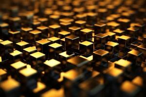 Cubes Background, Glass Cube Pattern, Geometric 3d Crystals, Abstract photo