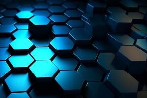 Abstract background hexagons glass pattern geometric crystals abstract photo