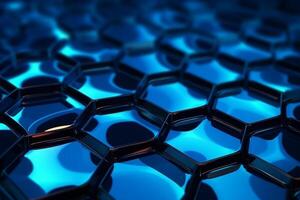 Abstract background hexagons glass pattern geometric crystals abstract photo