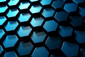 Abstract background hexagons glass pattern geometric crystals abstract photo