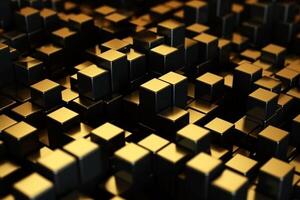 Cubes Background, Glass Cube Pattern, Geometric 3d Crystals, Abstract photo