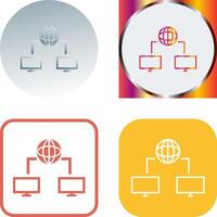 Unique Internet Connectivity Icon Design vector