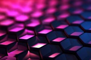Abstract background hexagons glass pattern geometric crystals abstract photo